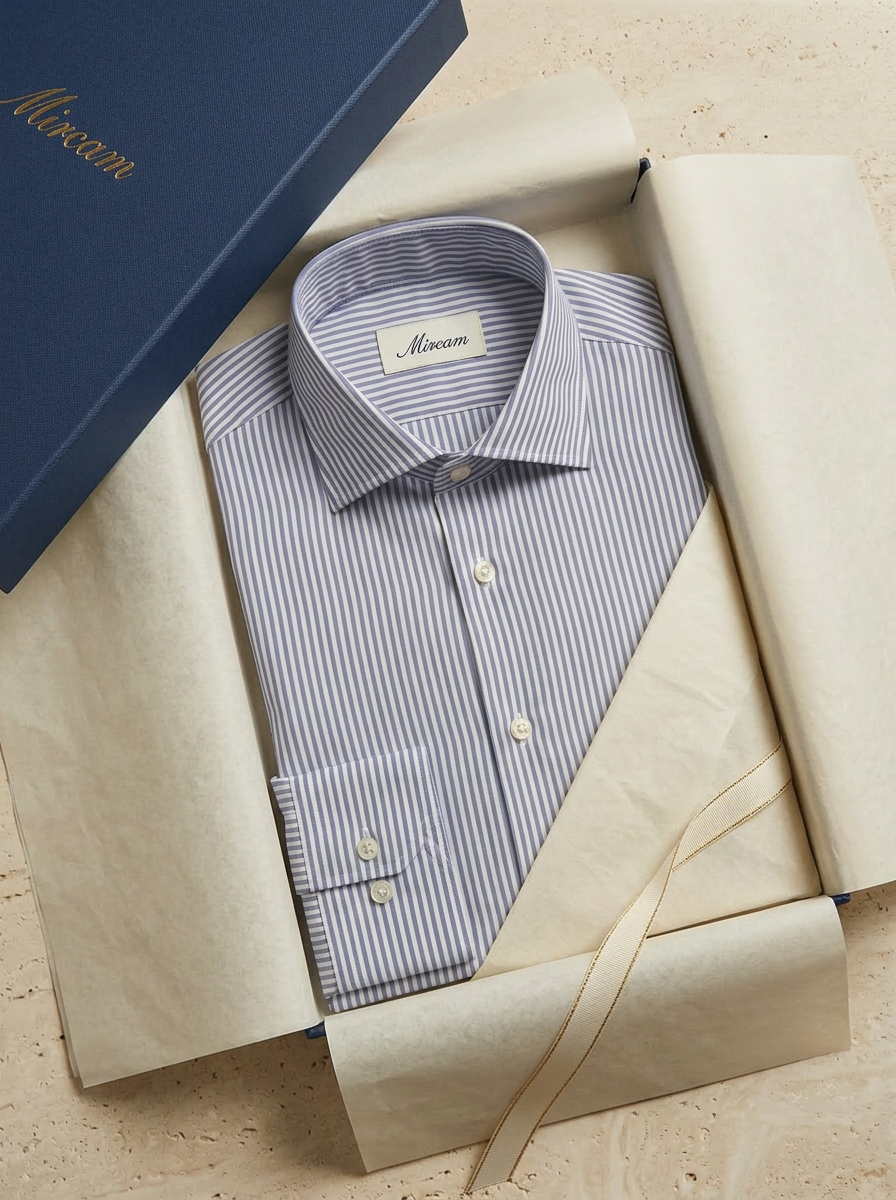 MIRCAM Stribet Skjorte – Non Iron